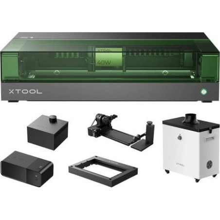 xTool 2-in-1-Lasergravierer xTool S1 40 W – All-in-One-Set (Schwarz)