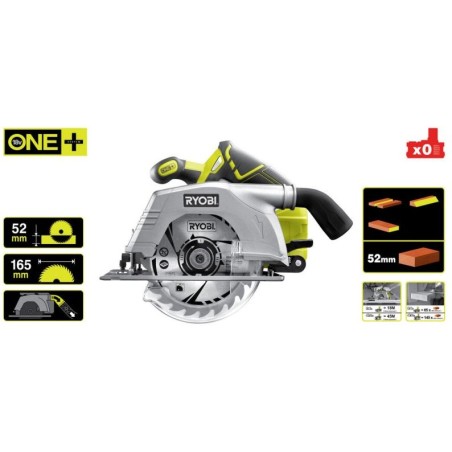 Ryobi R18CS-0 18-V-Kreissäge, 165 mm