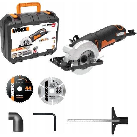 Worx WX423.1 Kreissäge, 400 W, 85 mm