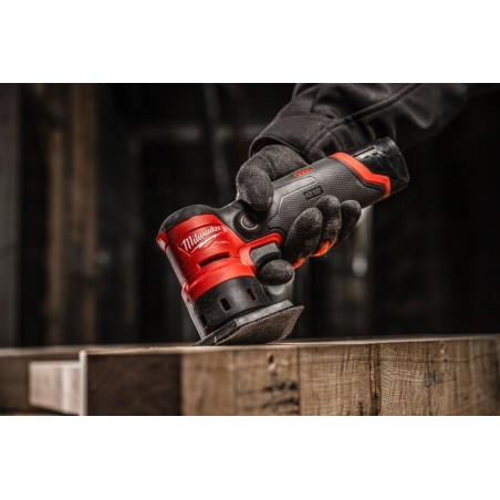 Milwaukee M12FDSS-0B Akku-Schwingschleifer 12 V, 88,8 x 63,5 cm (4933479680) – ohne Akku, ohne
