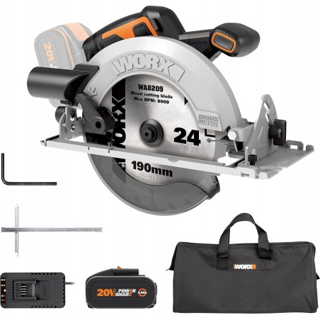 Worx-Kreissäge: Professionelle WORX Nitro WX520 – Leistung und Präzision, 520 W