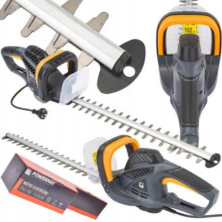 ELEKTRISCHE HECKENSCHERE FÜR STRÄUCHER UND BUSCHEN 1600 W, 510 MM, GARTENSCHERE MIT HOHER LEISTUNG