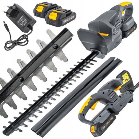 AKKU-HECKENSCHERE FÜR STRÄUCHER UND ÄSTE, 450 MM, 21 V, 2 Ah, HOHE LEISTUNG