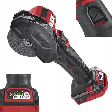 Akku-Winkelschleifer FLEX LBE 76 12-EC C