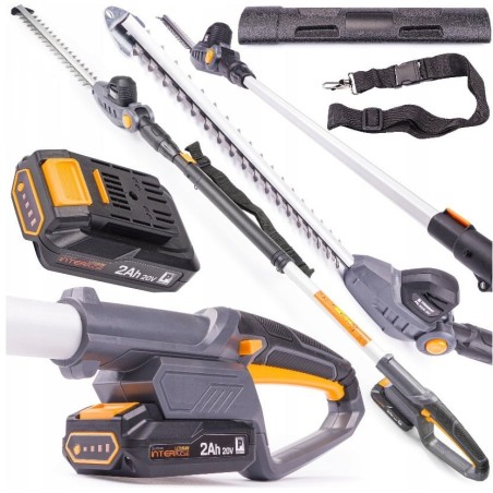 AKKU-HECKENSCHERE MIT AUSZIEHBAREM ARMBELAG 2A