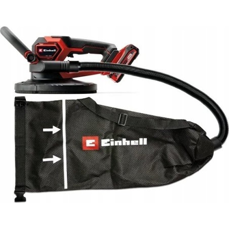 Einhell Professional Akku-Trockenbauschleifer TP-DWS 18/225 Li BL Solo, 18 Volt (rot/schwarz, ohne Akku und