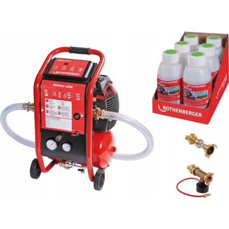 Rothenberger Waschkompressor ROTHENBERGER Roplus eDM Set Roclean