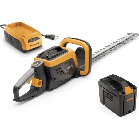 Stiga SHT 500 AE 58 cm + Ladegerät und 2-Ah-Akku