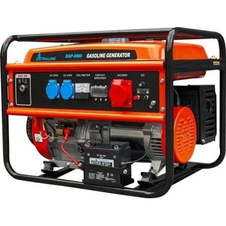 ExtraLink-Stromaggregat, Benzin, 5,5 kW, EGP-5500