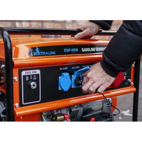 ExtraLink-Stromaggregat, Benzin, 5,5 kW, EGP-5500