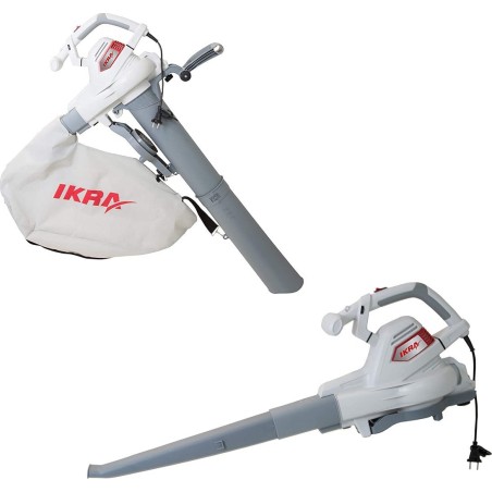 Ikra Mogatec IKRA ILS3000E Elektrischer Garten-Laubsauger und -bläser PREMIUM OB-IKRILS3000E EWIMAX – OFFIZIELLER VERTRIEB