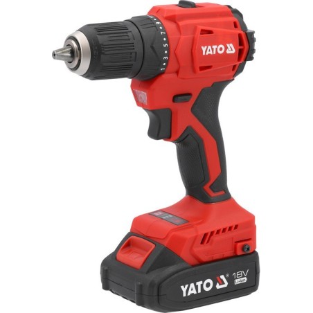 Bohrmaschine Yato YATO 18-V-LI-ION-Akku-Schrauber 1x2,0 Ah 45 Nm Karton