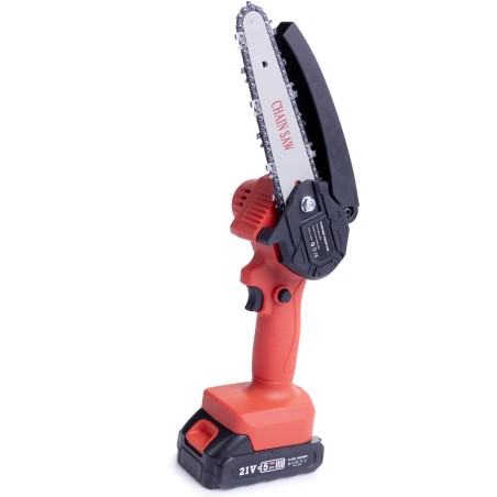 Kettensäge P06 6" Set im Koffer, 2 Akkus, 2 Ketten