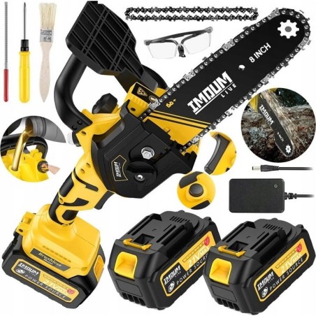 IMOUM DLJ08 21-V-Kettensäge, 20 cm