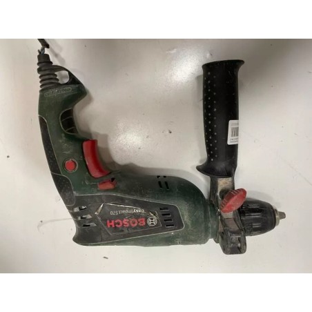 Bosch-Bohrmaschine: Bosch-Schlagbohrmaschine EasyImpact 570 im Koffer, mit Schlüsselhalterung