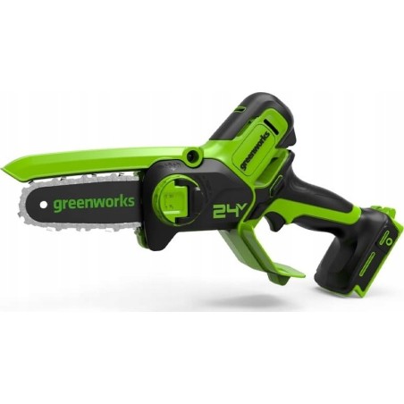 Greenworks GD24MCS10K2 24-V-Kettensäge, 10 cm