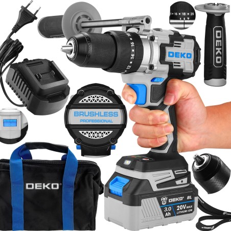 Bohrschrauber Deko AKKU-SCHLAGBOHRERSCHRAUBER 120 NM + TASCHE DEKO