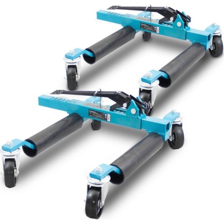 Bituxx 2x Manövrierwagen für Räder mit Hebevorrichtung (560 kg)