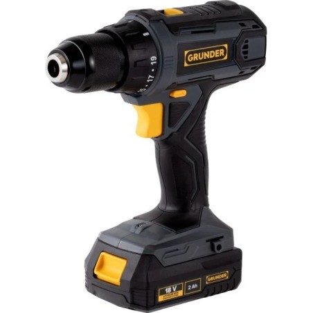 Bohrschrauber Grunder CD-L1218, 18 V, 1 Akku (2 Ah)