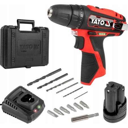Bohrschrauber Yato YT-82901, 12 V, 1 Akku (2 Ah)