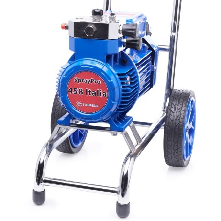 Professionelle Farbspritzmaschine, 28 l/min, 4500 W, Edelstahlrahmen, 15 m Schlauch