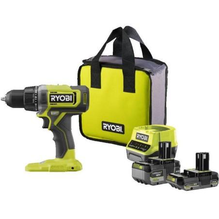 Akku-Bohrschrauber RYOBI ONE+ RDD18-2C42S, 18 V, 2,0+4,0 Ah Li-Ion, 52 Nm