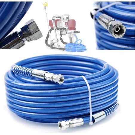 Rosfix SET WAGNER GRACO FARBSCHLAUCH 15 M KOMPRESSOR 1/4-ANSCHLUSS + ADAPTER GZ 1/4