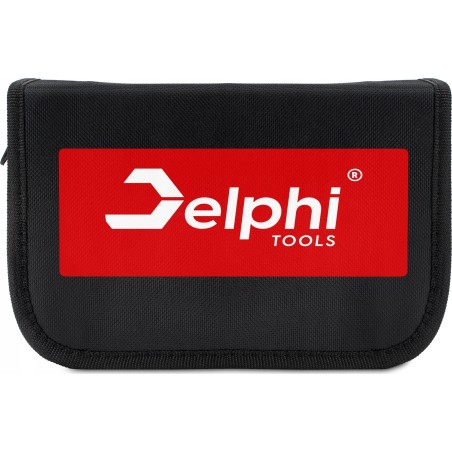 Heißklebepistole von Delphi Tools HEISSKLEBEPISTOLE ZUM KLEBEN 100 W 60 x 7-mm-Kartuschen LEISTUNGSSTARK