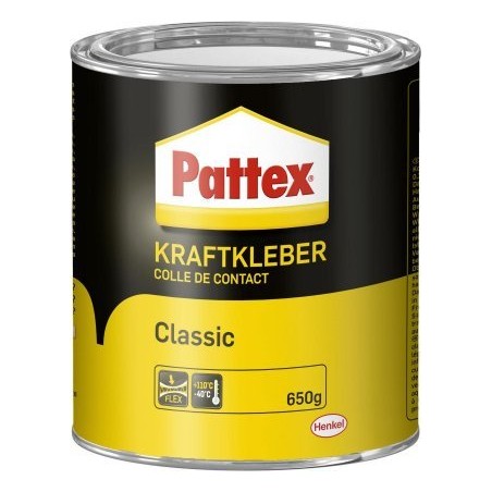 Klebepistole Dell Pattex Kraftkleber Classic, hochwärmebeständig, Dose mit 650 g