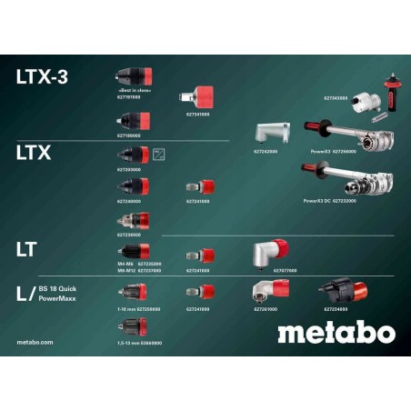 METABO.SB 18 L Quick im metaBOX 145-Koffer, mit SC 30-Ladegerät + 2 Li-Ionen-Akkus 18 V / 2,0 Ah