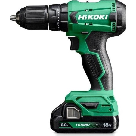 Bohrschrauber Hikoki DV18DA WCZ 18 V, 2 Akkus à 2 Ah
