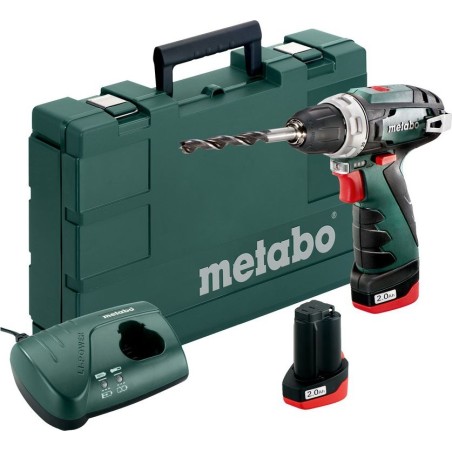 Bohrschrauber Metabo PowerMaxx BS Basic 10,8 V, 2 Akkus à 2 Ah