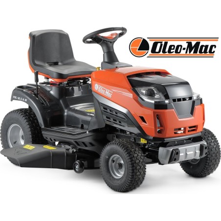 Oleo-Mac OLEO MAC OM 99L/12,5 PS Gartentraktor – Rasentraktor mit Seitenauswurf – selbstfahrender Benzin-Rasenmäher für