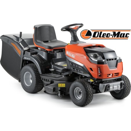 Oleo-Mac OLEO MAC OM 92 R/16 K Gartentraktor – Rasentraktor mit Heckauswurf – Selbstfahrender Benzin-Rasenmäher für T