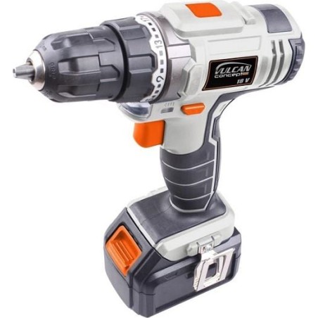 Bohrschrauber Vulcan VZV18C2, 18 V, 2 Akkus à 1,3 Ah