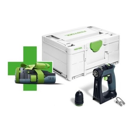 Festool Bohrschrauber CXS 18-Basic-3,0 (578063) 18 V, 1 x Akku 3 Ah