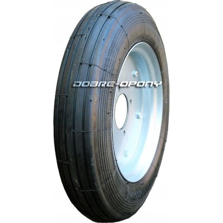 Geko-Gartentraktor: Luftreifen mit Schlauch für Rechen, Größe 4.00-10, inklusive Nabe