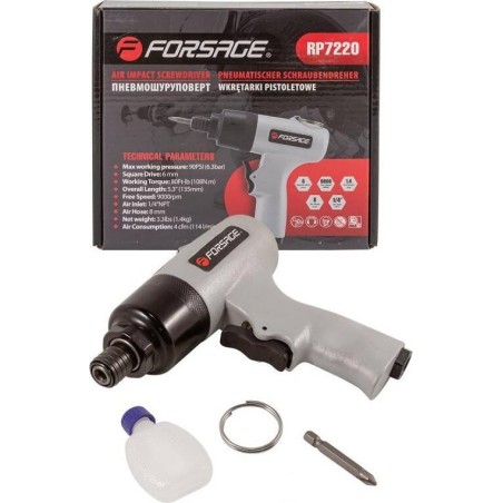 Forsage 1/4"-Druckluft-Schlagschrauber