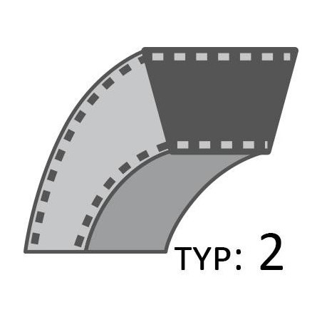 John Deere-Riemen Antrieb /15,8 x 1708/ A-M44121