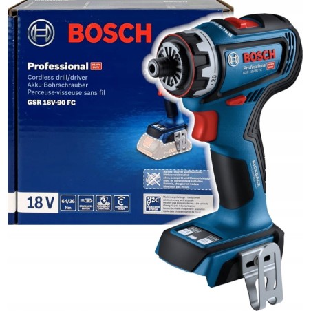 Bosch BOSCH.SCREWDRIVER GSR 18V-90 FC SOLO 64/36 Nm mit austauschbaren Aufsätzen 0x GFA