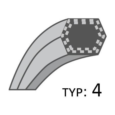 Universal-Keilriemen /12,7 × 3322/ Aa-128