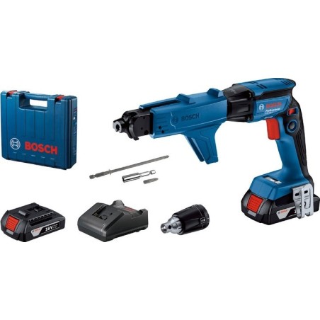 Bosch BOSCH. Schraubendreher für G-KY-Platten GTB 185-LI 2x2,0 Ah + MA55
