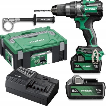 Hikoki HIKOKI 18-V-Akkuschrauber DS18DCWPZ 140 Nm 2x5,0 Ah BL HITSYSTEM