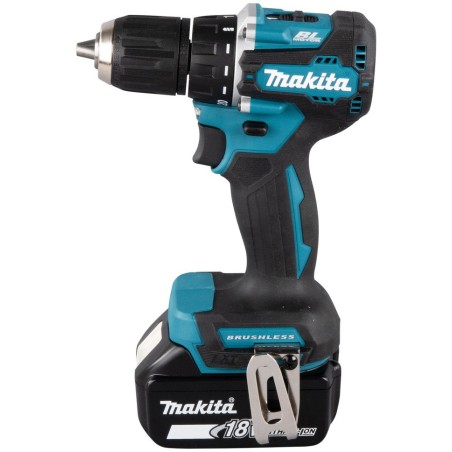 Makita DDF487RFE3 Akku-Schrauber/Schlagschrauber, 1700 U/min, Schwarz, Blau, Stahl