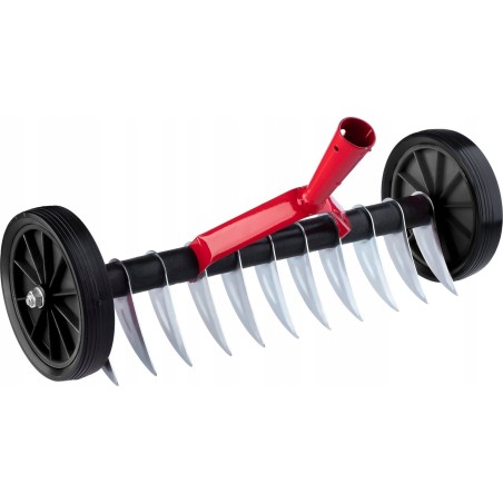 Kadax Handbelüfter und Rasenvertikutierer auf Rädern
