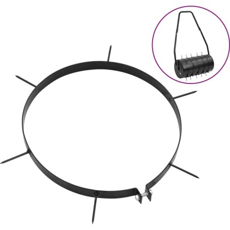 vidaXL vidaXL Stachelringe für Rasenlüfter, 5 Stück, 30 cm, Eisen