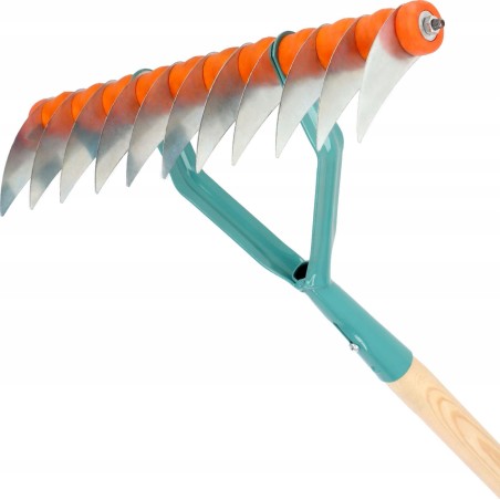 Kadax Hand-Rasenbelüfter und -vertikutierer mit Stacheln, 168 cm