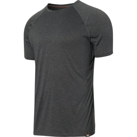 SAXX Sport-T-Shirt SAXX AERATOR Schwarz für Herren Faded Black S