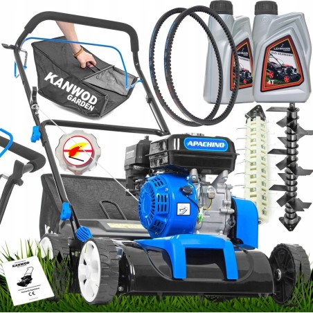 Kanwod 3-in-1-Benzin-Lüfter und Vertikutierer