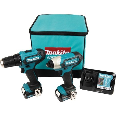 Makita COMBO-SET 12 V CLX224A 2 × 2,0 Ah MAKITA